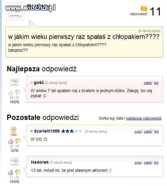 Pierwszy raz