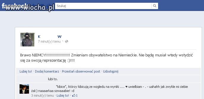 Prawdziwy kibic!