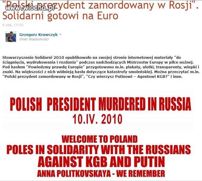 To nam szykują WIOCHĘ...na cały świat