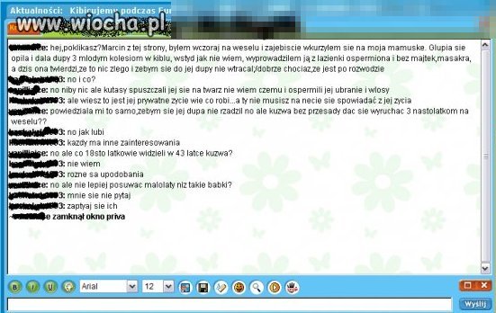 Szkoda, że nie ogłosi tego do tv jeszcze...