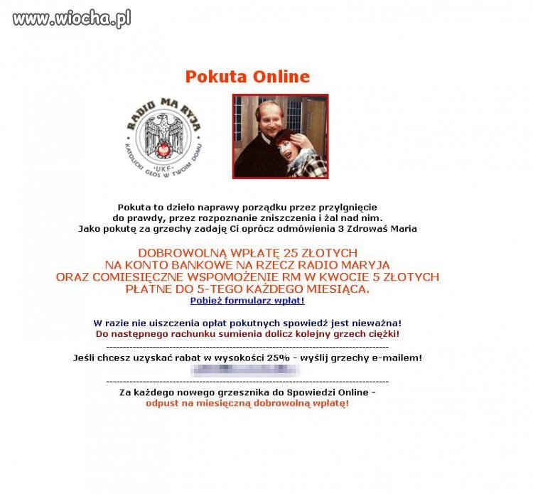 Spowiedź i pokuta online!