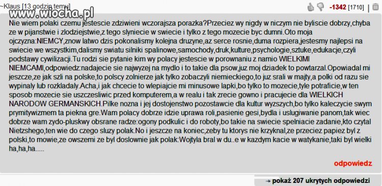 To dopiero wiocha...