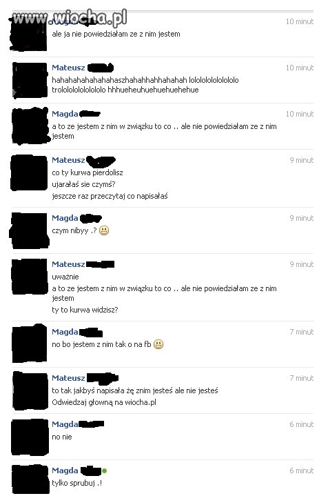 Nie ma to jak chodzić z kimś na FB