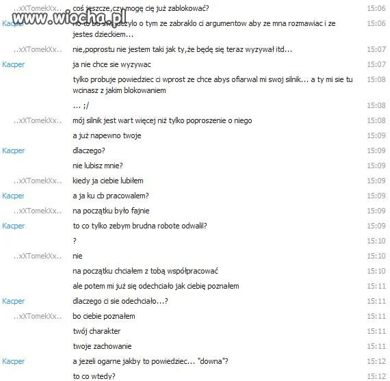 Co jeżeli ogarnę jakby to powiedzieć  "downa"?