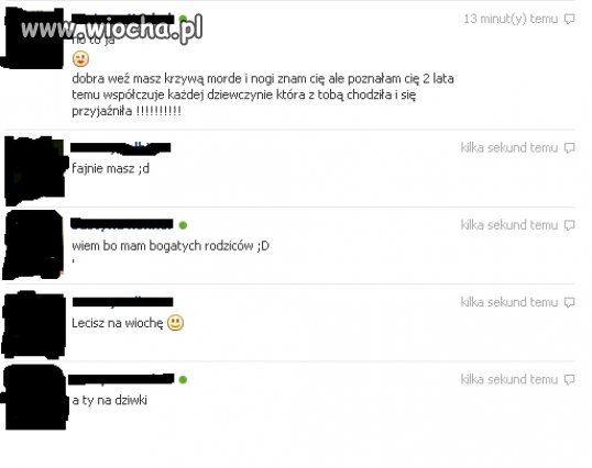 Najpierw pytała czy chcę z nią chodzić ...