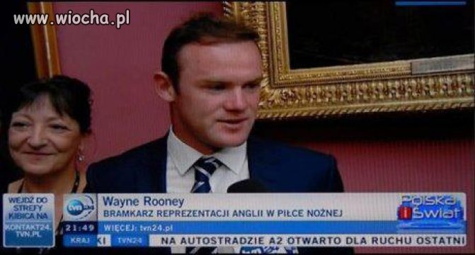 Rooney - Bramkarz reprezentacji Anglii
