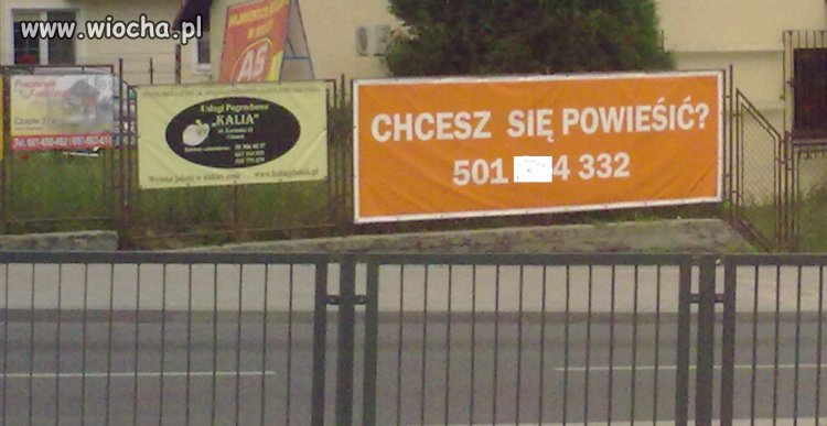 Chcesz się powieŚić???