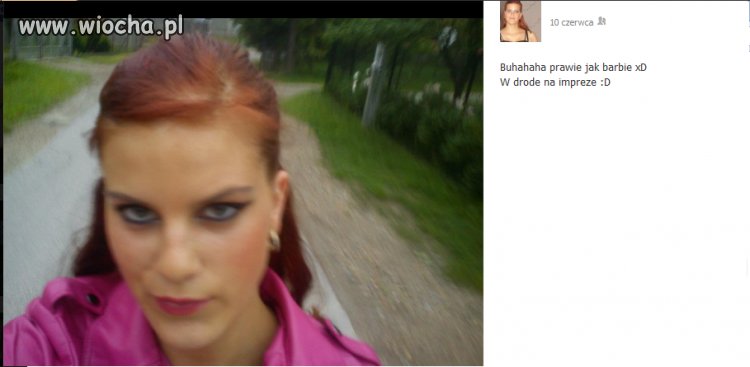 Ona widzi w sobie Barbie