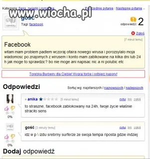 Świat bez facebooka
