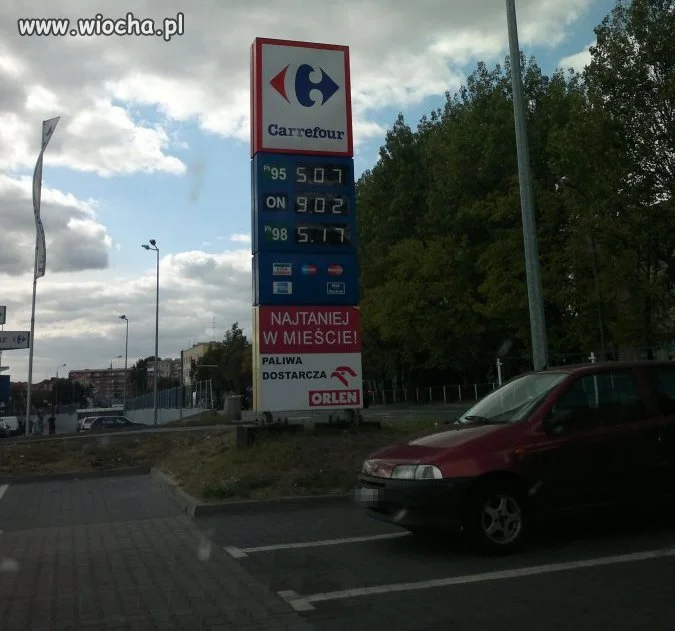Najtańsze paliwo w Kutnie 9.02zł