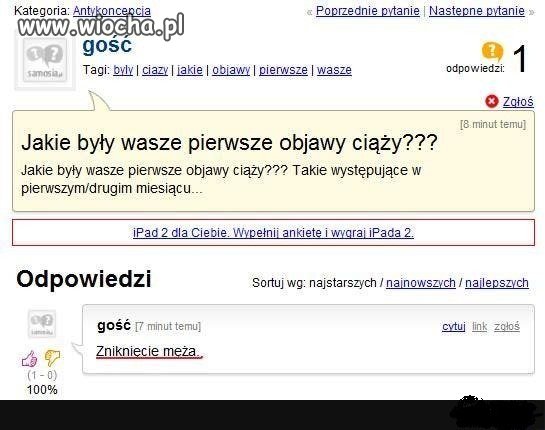Ciekawe objawy
