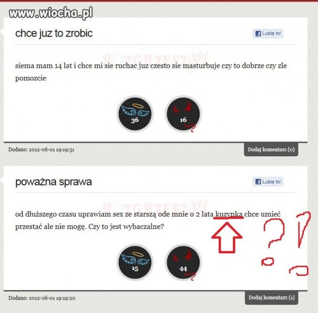Z ciekawości weszłam na tą stronę.