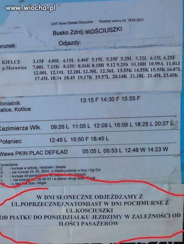 Rozkłąd jazdy