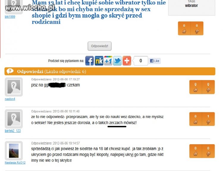 Wcześnie zaczyna swoją przygodę z "sexem"
