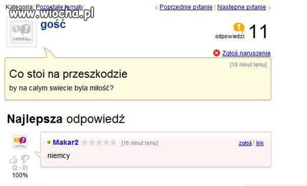 Co stoi na przeszkodzie
