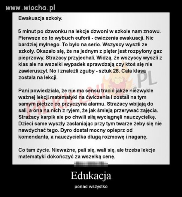 Bo edukacja jest najważniejsza
