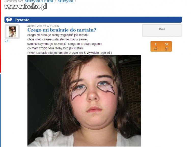 Czego jej brakuje?