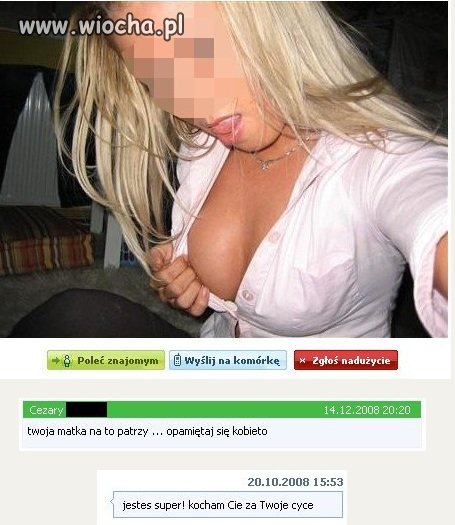 Dziunia odkrywa kawałek piersi