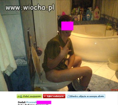 Nie ma to jak zdjęcie na tronie 