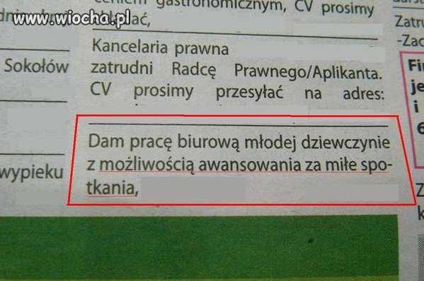 Wiochą samą w sobie jest umieszczanie...