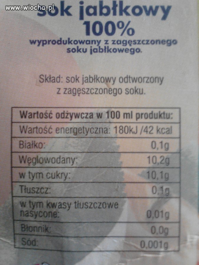 Sok kupiłem w Lewiatanie