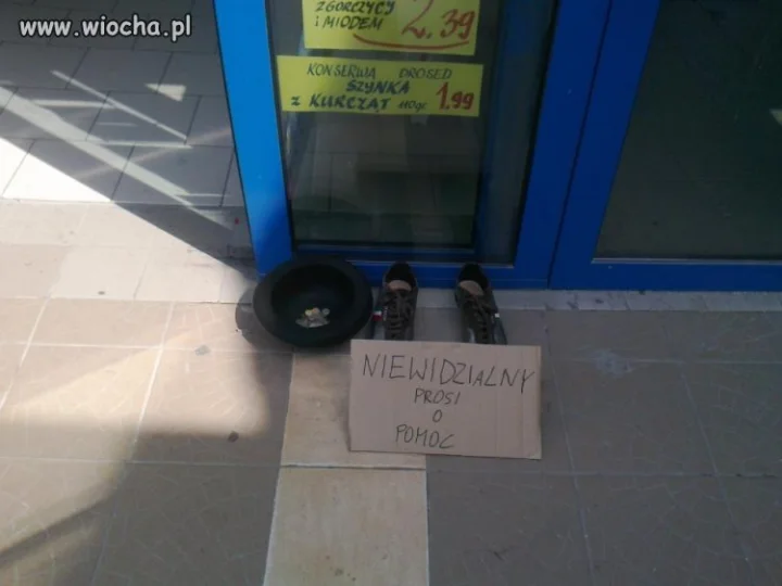 Niewidzialny prosi o Pomoc...