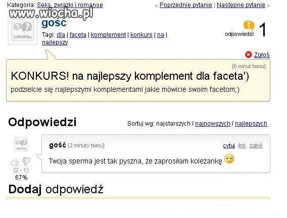 Najlepszy komplement dla faceta