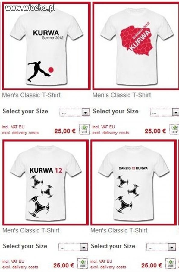 Takie koszulki sprzedają Niemcy na Euro.