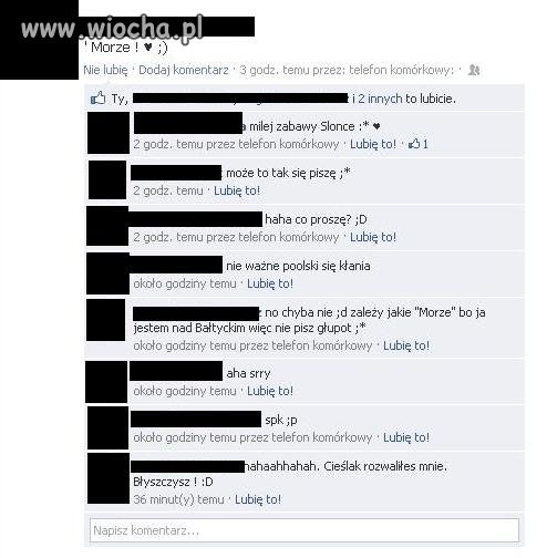 Błysnąć może każdy