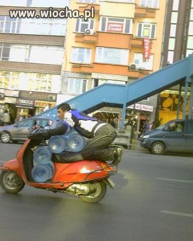 Pomysłowy koleś...
