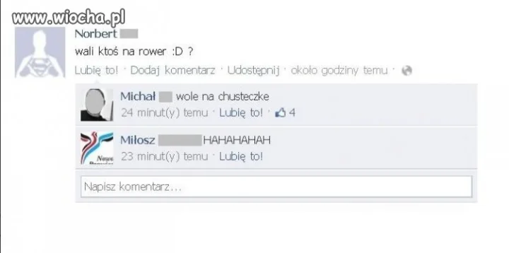 Walisz na rower?