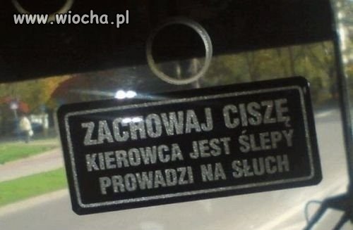 Kierowca przynajmniej uczciwy.