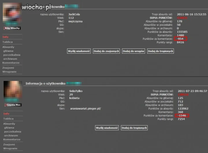 Poziom komentarzy co niektórych…