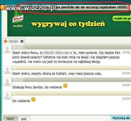 "Moi uczniowie...