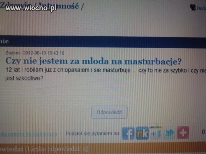 Co te dzieci teraz wyprawiają?