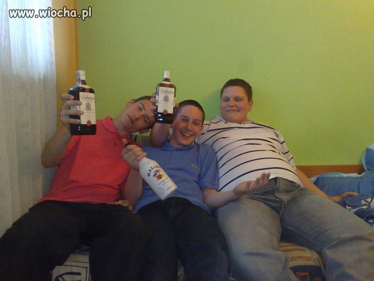 Podpis pod zdjęciem 14 latków