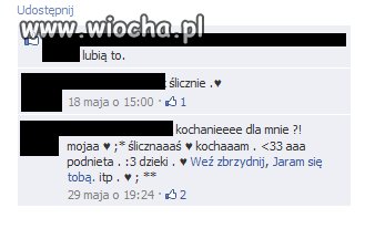 "Mojaaa ślicznaaaś kochaaam podnieta". 