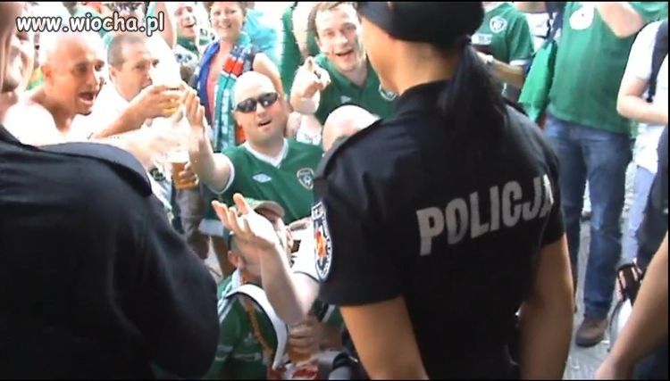 Irlandczycy kochają polską policje
