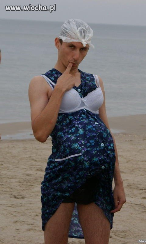 Chłopaczyna na plaży