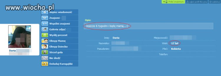17-sto letnia mamusia,
