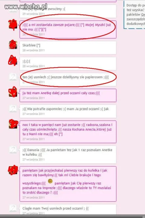 Umarła im przyjaciółka a one?