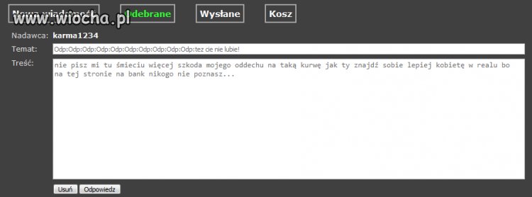 Niekótrzy mylą wioche z sympatią