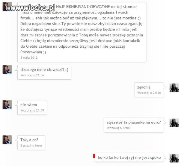 Chłopak był po prostu miły 