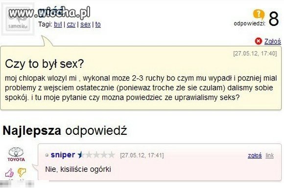 Czy to już sex?