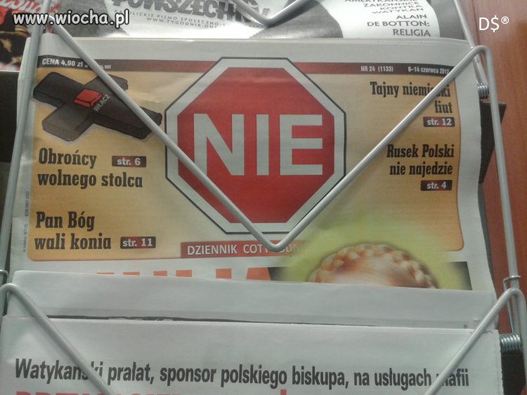 Dzisiejsza prasa...