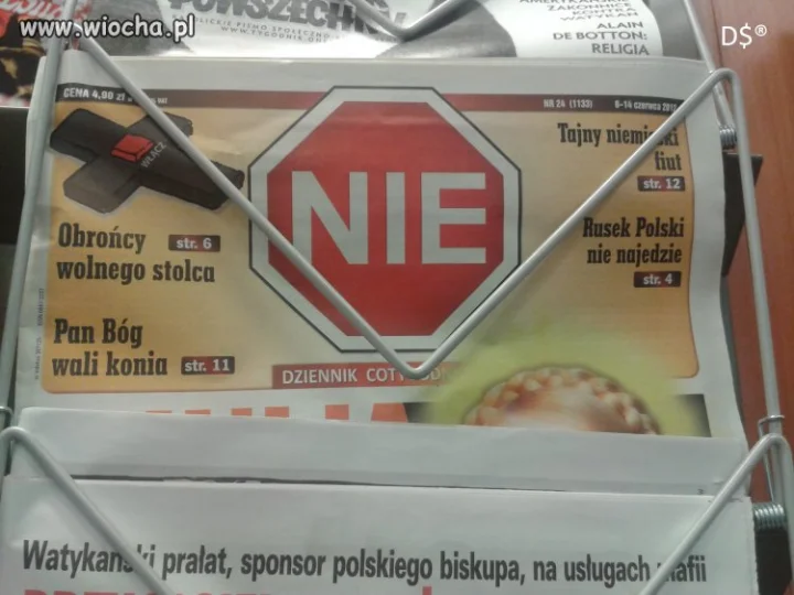 Dzisiejsza prasa...