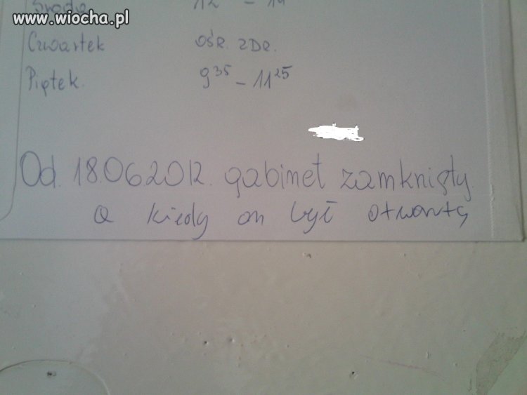 Szkolny gabinet 