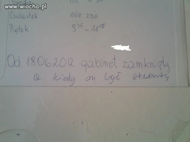 Szkolny gabinet 