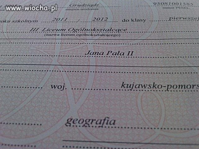 Mała pomyłka...