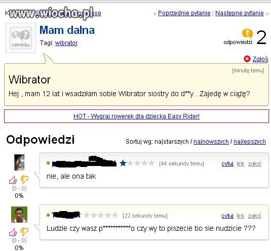 Kolejne dziecko internetu.